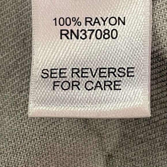 Cato Camouflage Floral Boho Button Up Top Sz 14/16W Ruffled Feminine Fall Casual - Picture 8 of 9